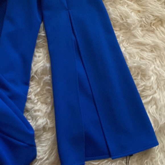 Calvin Klein Blue Long Split Sleeve Sheath Dress - Picture 5 of 7